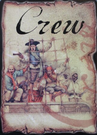 PARTS ONLY - Pirateology Board Game Parts - (1) "Crew" Card Only