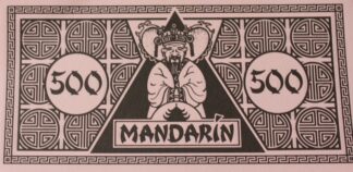 PARTS ONLY - Mandarin Board Game - (10) Pack $500 Money Only