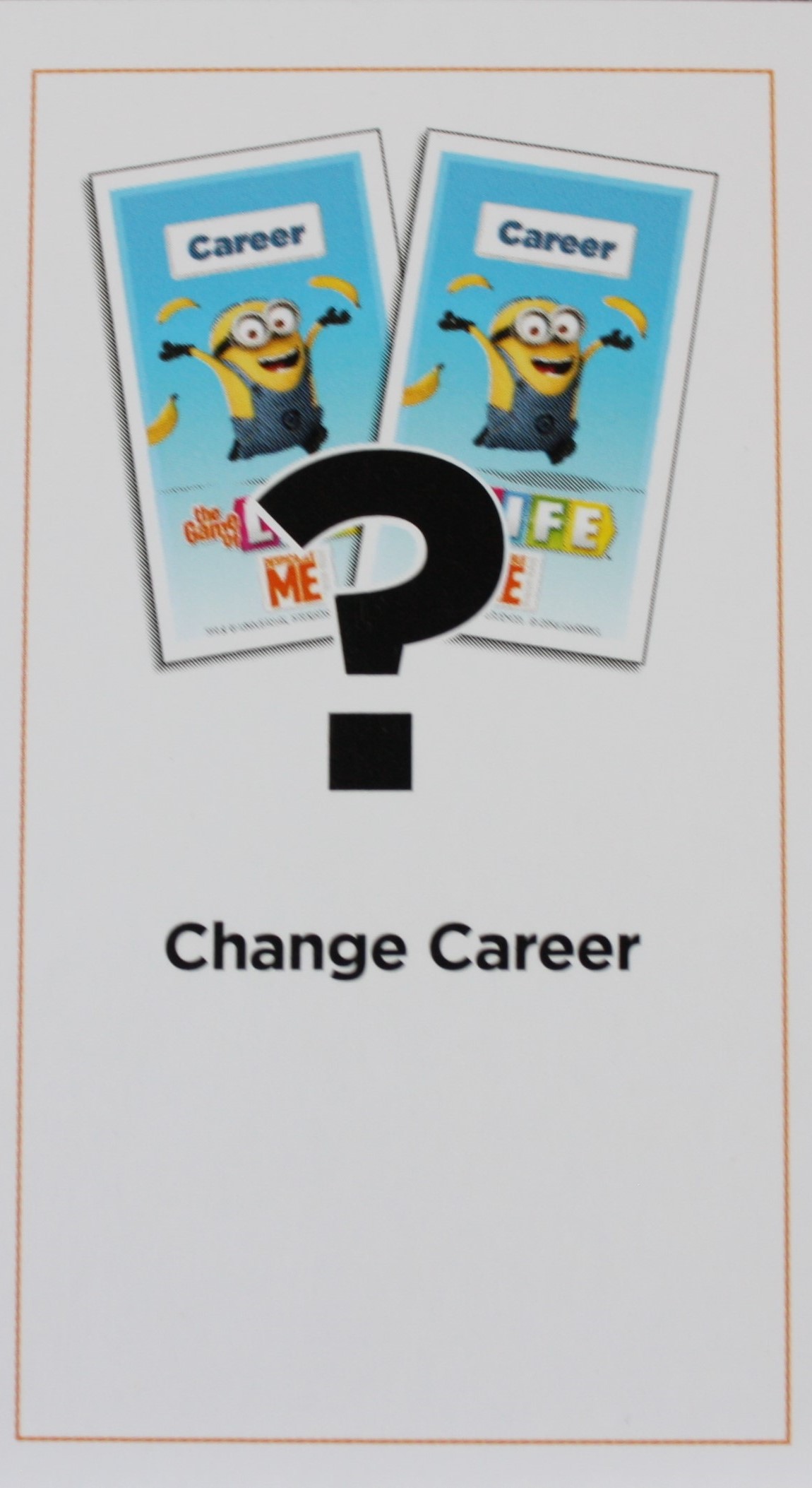 PARTS ONLY -The Game of Life Board Game "Despicable Me" Version - #12 Action Card