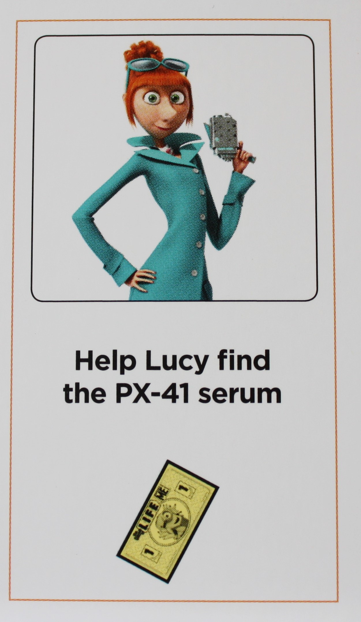 PARTS ONLY -The Game of Life Board Game "Despicable Me" Version - #13 Action Card