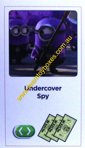 PARTS ONLY - The Game of Life Board Game "Despicable Me" Version - (1) "Undercover Spy" Career Card Only