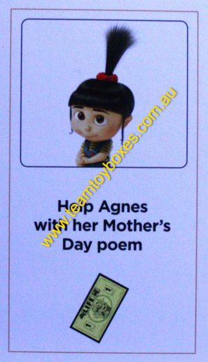 PARTS ONLY - The Game of Life Board Game "Despicable Me" Version - (1) #50 Action Card Only