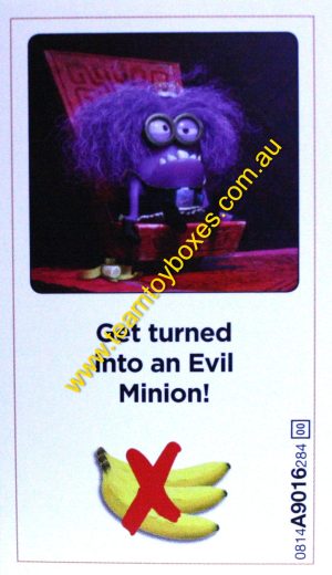 PARTS ONLY - The Game of Life Board Game "Despicable Me" Version - (1) #18 Action Card Only