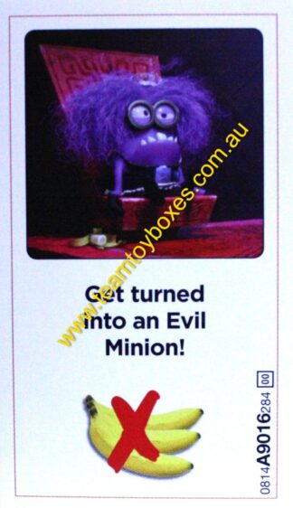 PARTS ONLY - The Game of Life Board Game "Despicable Me" Version - (1) #18 Action Card Only