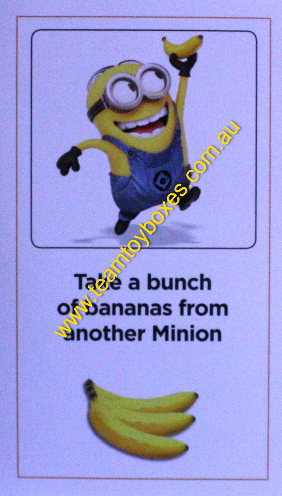 PARTS ONLY -The Game of Life Board Game "Despicable Me" Version - (1) #28 Action Card Only