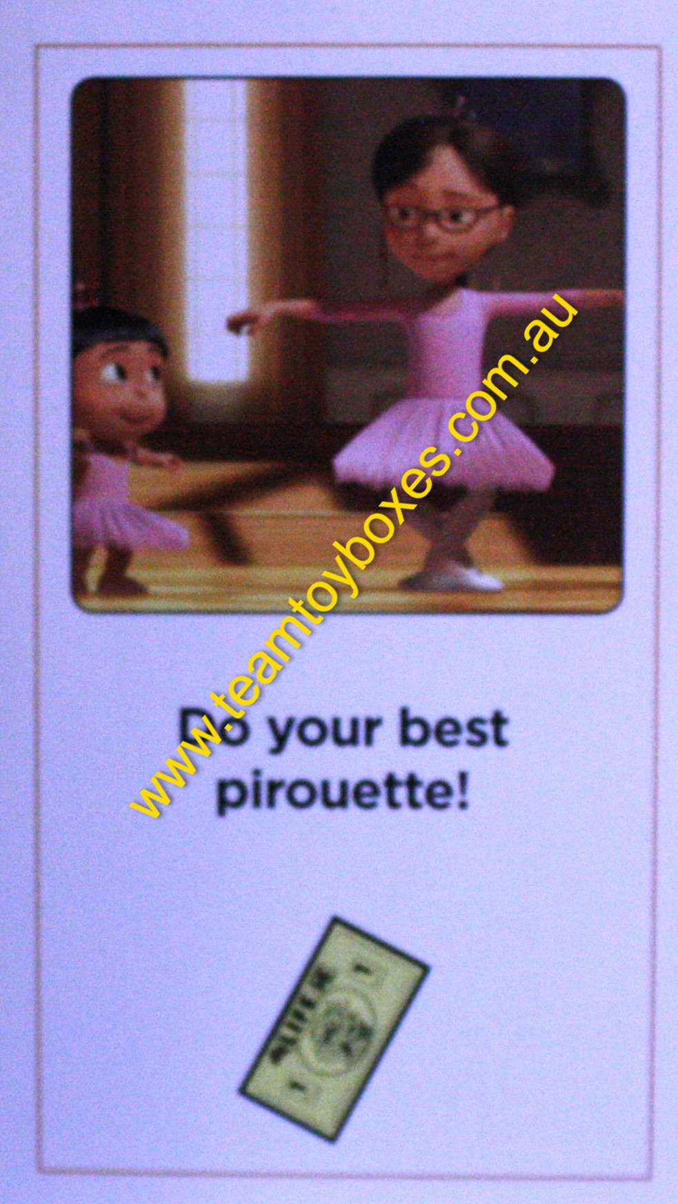 PARTS ONLY -The Game of Life Board Game "Despicable Me" Version - (1) #37 Action Card Only