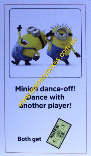 PARTS ONLY -The Game of Life Board Game "Despicable Me" Version - (1) #21 Action Card Only
