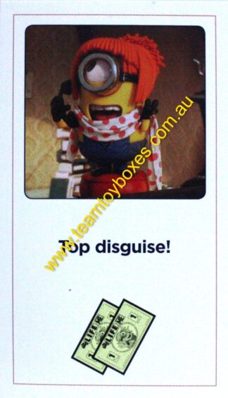 PARTS ONLY - The Game of Life Board Game "Despicable Me" Version - (1) #5 Action Card Only