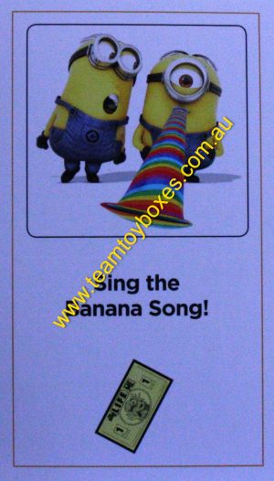 PARTS ONLY -The Game of Life Board Game "Despicable Me" Version - (1) #23 Action Card Only
