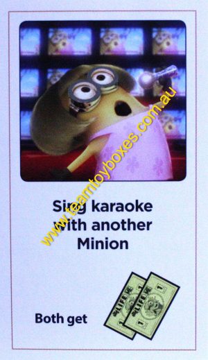 PARTS ONLY -The Game of Life Board Game "Despicable Me" Version - (1) #22 Action Card Only