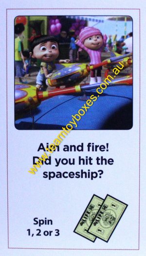 PARTS ONLY -The Game of Life Board Game "Despicable Me" Version - (1) #38 Action Card Only