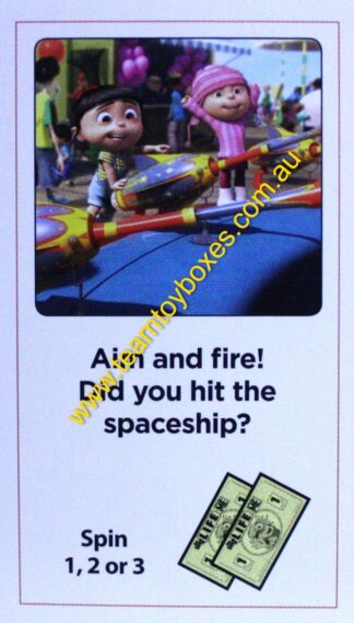 PARTS ONLY -The Game of Life Board Game "Despicable Me" Version - (1) #38 Action Card Only