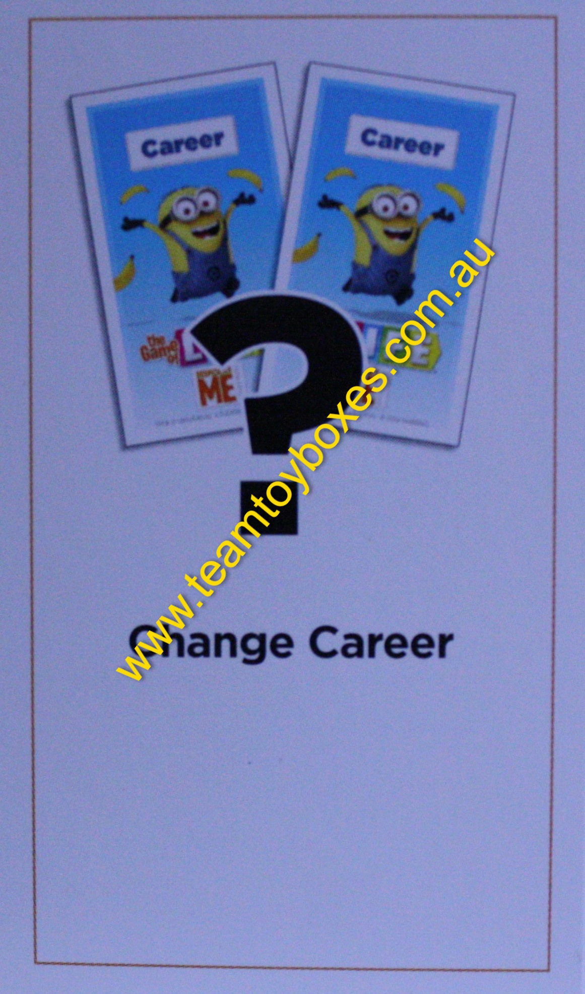 PARTS ONLY -The Game of Life Board Game "Despicable Me" Version - (1) #12 Action Card Only