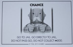 PARTS ONLY - Monopoly Board Game Hasbro 2013 Version - #13 Chance Card Only