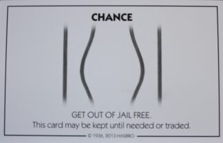 PARTS ONLY - Monopoly Board Game Hasbro 2013 Version - #1 Chance Card Only