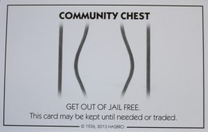 PARTS ONLY - Monopoly Board Game Hasbro 2013 Version - #6 Community Chest Card Only
