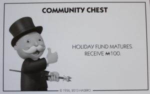 PARTS ONLY - Monopoly Board Game Hasbro 2013 Version - #7 Community Chest Card Only
