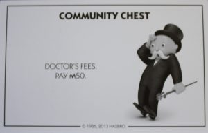 PARTS ONLY - Monopoly Board Game Hasbro 2013 Version - #9 Community Chest Card Only
