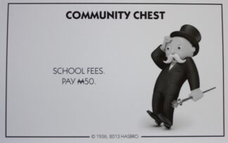 PARTS ONLY - Monopoly Board Game Hasbro 2013 Version - #1 Community Chest Card Only