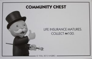 PARTS ONLY - Monopoly Board Game Hasbro 2013 Version - #3 Community Chest Card Only