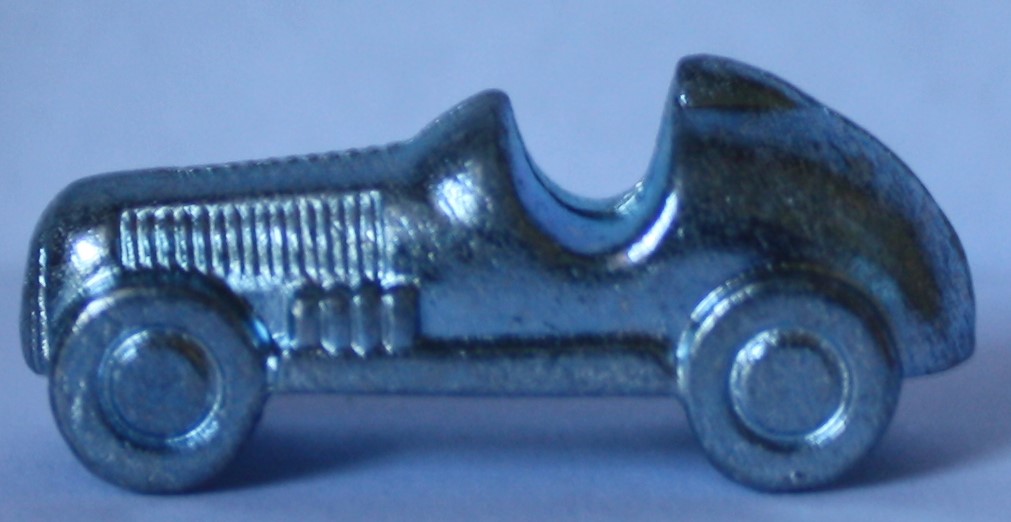 PARTS ONLY - Monopoly Board Game Hasbro 2013 Version - (1) Metal Car Token Only