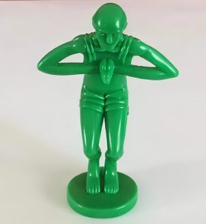 PARTS ONLY - Mousetrap Board Game 1999 Version - (1) Green Diver Only