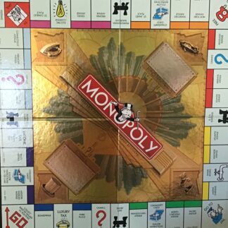 PARTS ONLY Monopoly Board Game "70th Anniversary" Edition - Game Board Only