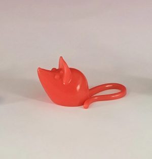 PARTS ONLY - Mousetrap Board Game 1999 Version - (1) Red Mouse Only