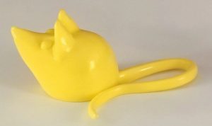 PARTS ONLY - Mousetrap Board Game 1999 Version - (1) Yellow Mouse Only