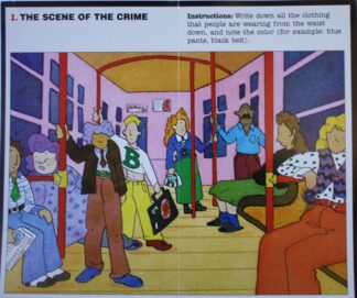 PARTS ONLY -Ghost Writer Mystery Board Game - Case #4 Ghostwriter Mystery Card