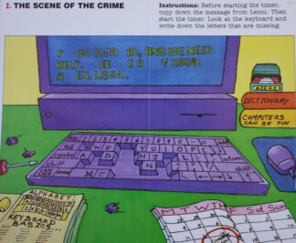 PARTS ONLY -Ghost Writer Mystery Board Game - Case #59 Ghostwriter Mystery Card