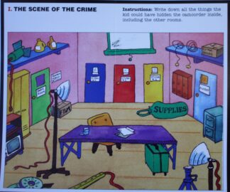 PARTS ONLY -Ghost Writer Mystery Board Game - Case #8 Ghostwriter Mystery Card
