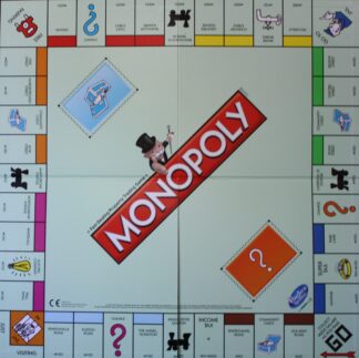 PARTS ONLY - Monopoly Board Game Hasbro 2013 Version - Game Board Only