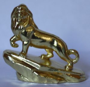 PARTS ONLY -Monopoly Board Game "Lion King" Version -  Metal "Mufassa" Token