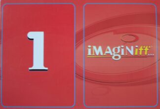 PARTS ONLY -Imaginiff Board Game - #1 Red Voting Card Only