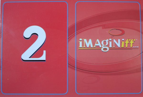 PARTS ONLY -Imaginiff Board Game - #2 Red Voting Card Only