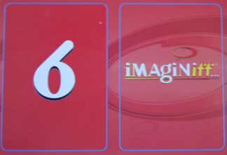 PARTS ONLY - Imaginiff Board Game - #6 Red Voting Card Only