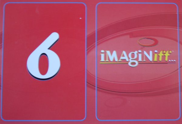 PARTS ONLY - Imaginiff Board Game - #6 Red Voting Card Only