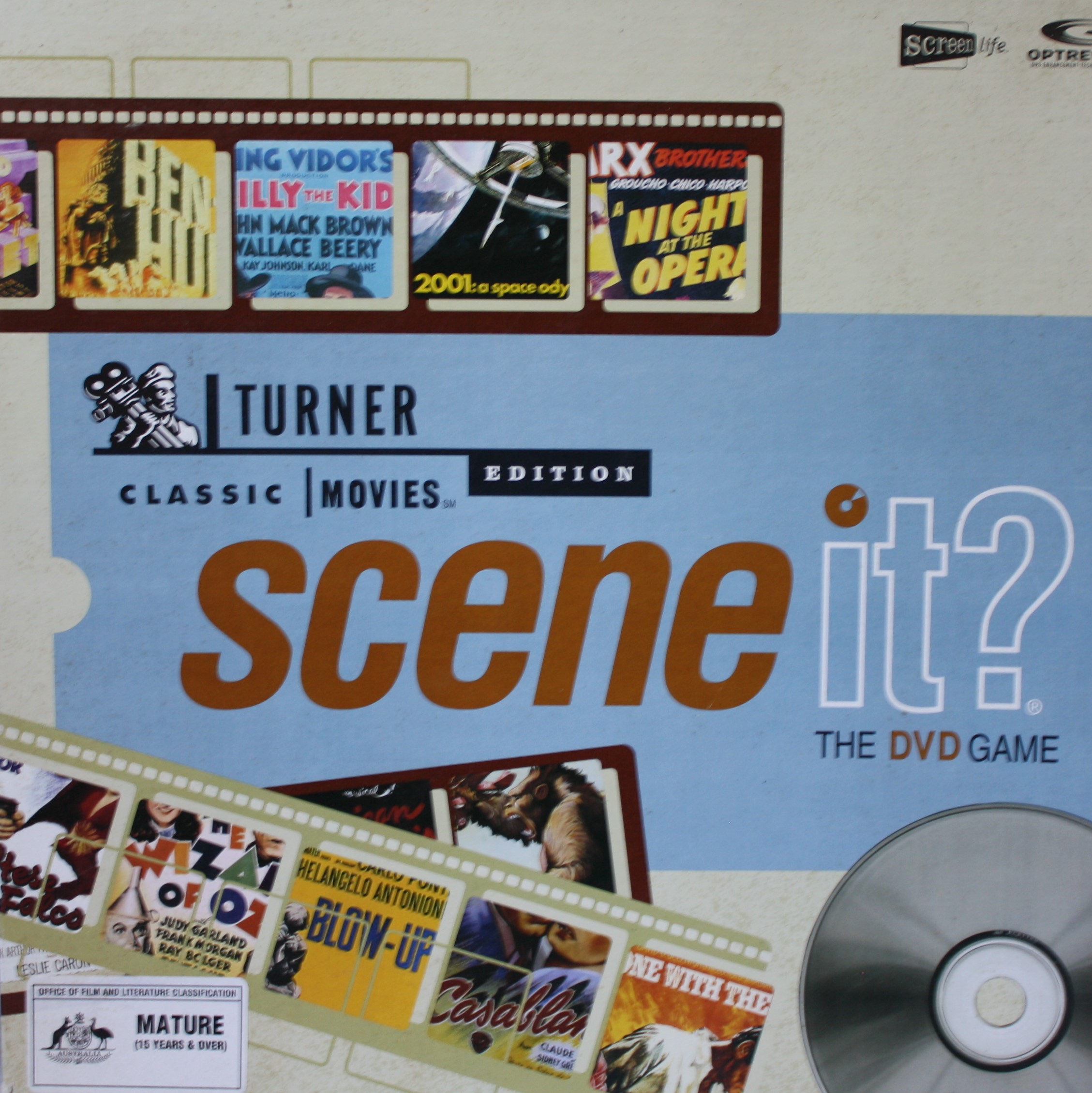 Scene It Board Game "Turner Classic Movies" Edition