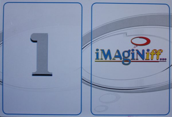 PARTS ONLY - Imaginiff Board Game - #1 White Voting Card Only