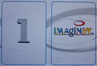 PARTS ONLY - Imaginiff Board Game - #1 White Voting Card Only