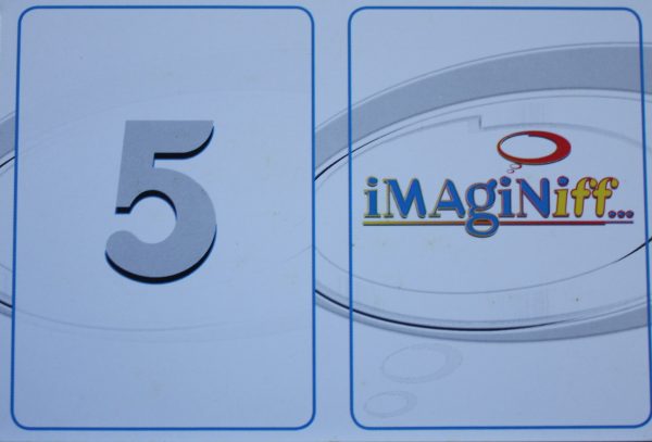 PARTS ONLY -Imaginiff Board Game - #5 White Voting Card Only