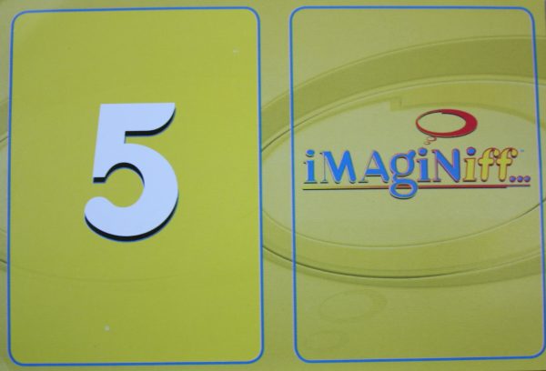PARTS ONLY -Imaginiff Board Game - #5 Yellow Voting Card Only