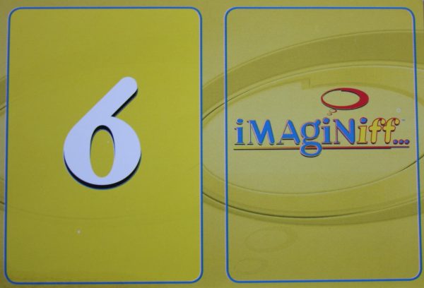 PARTS ONLY -Imaginiff Board Game - #6 Yellow Voting Card Only