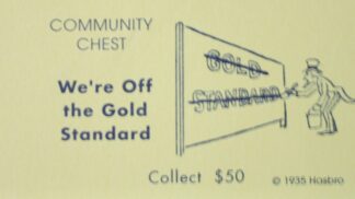PARTS ONLY -Monopoly Board Game "1935 Deluxe First Edition Classic Reproduction" - #10 Community Chest Card Only