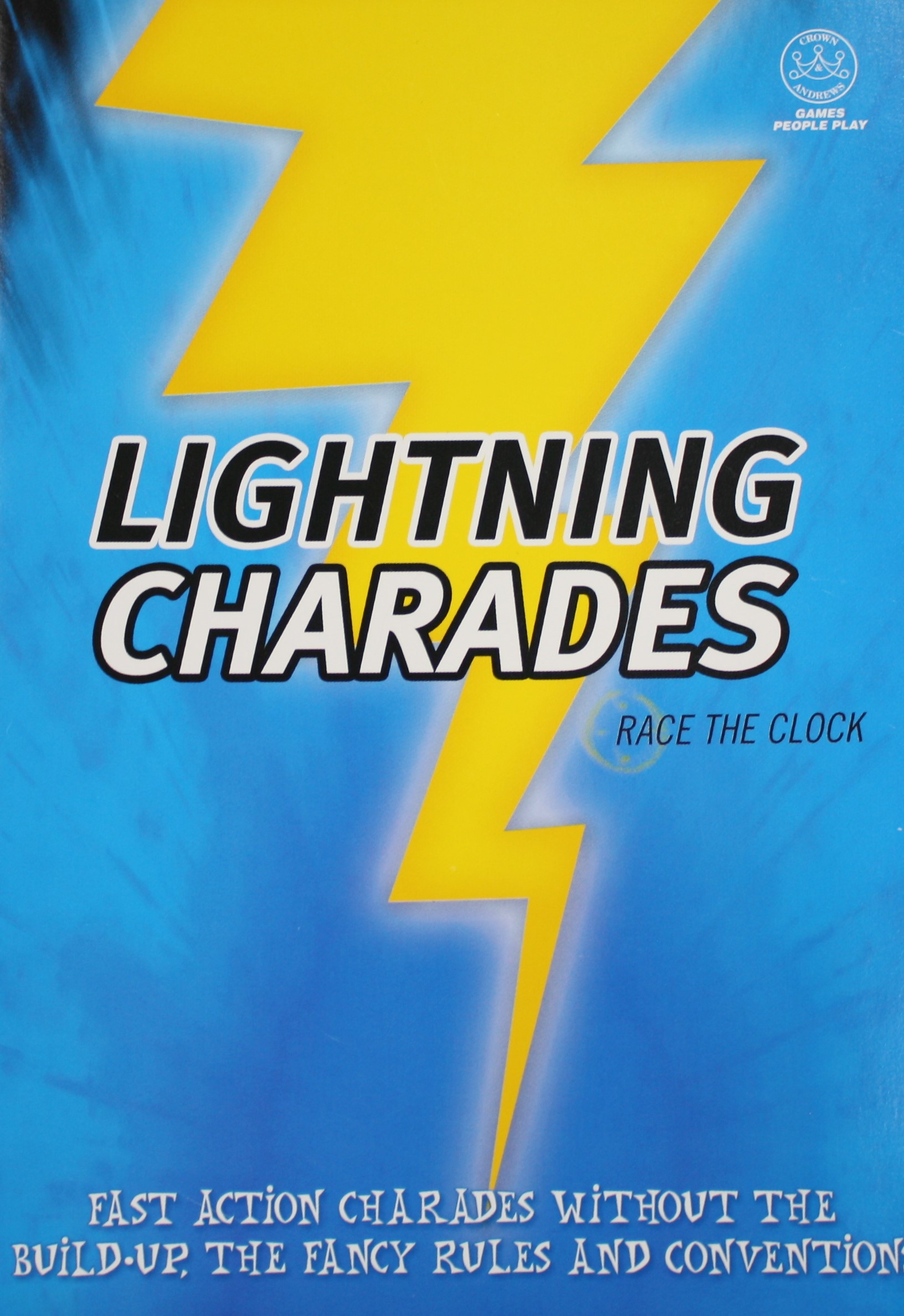PARTS ONLY -Lightning Charades Board Game - Instructions Only