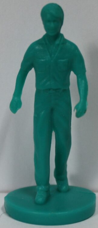 PARTS ONLY - Goosebumps "One Day at Horrorland" Board Game - (1) Green Male Pawn Only