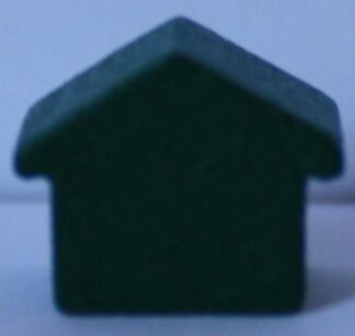 PARTS ONLY -Monopoly Board Game "1935 Deluxe First Edition Classic Reproduction" - (1) Green Wooden House Only