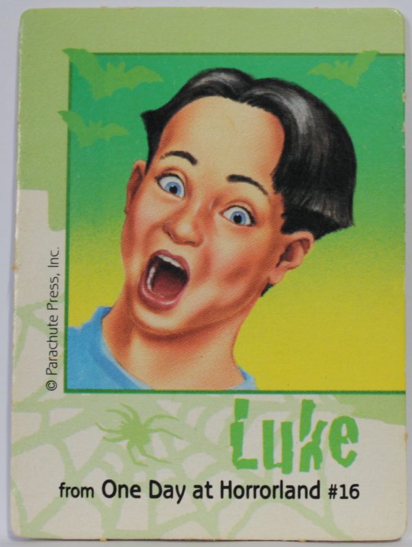 PARTS ONLY - Goosebumps "Terror in The Graveyard" Board Game - (1) "Luke" Pawn Card Only