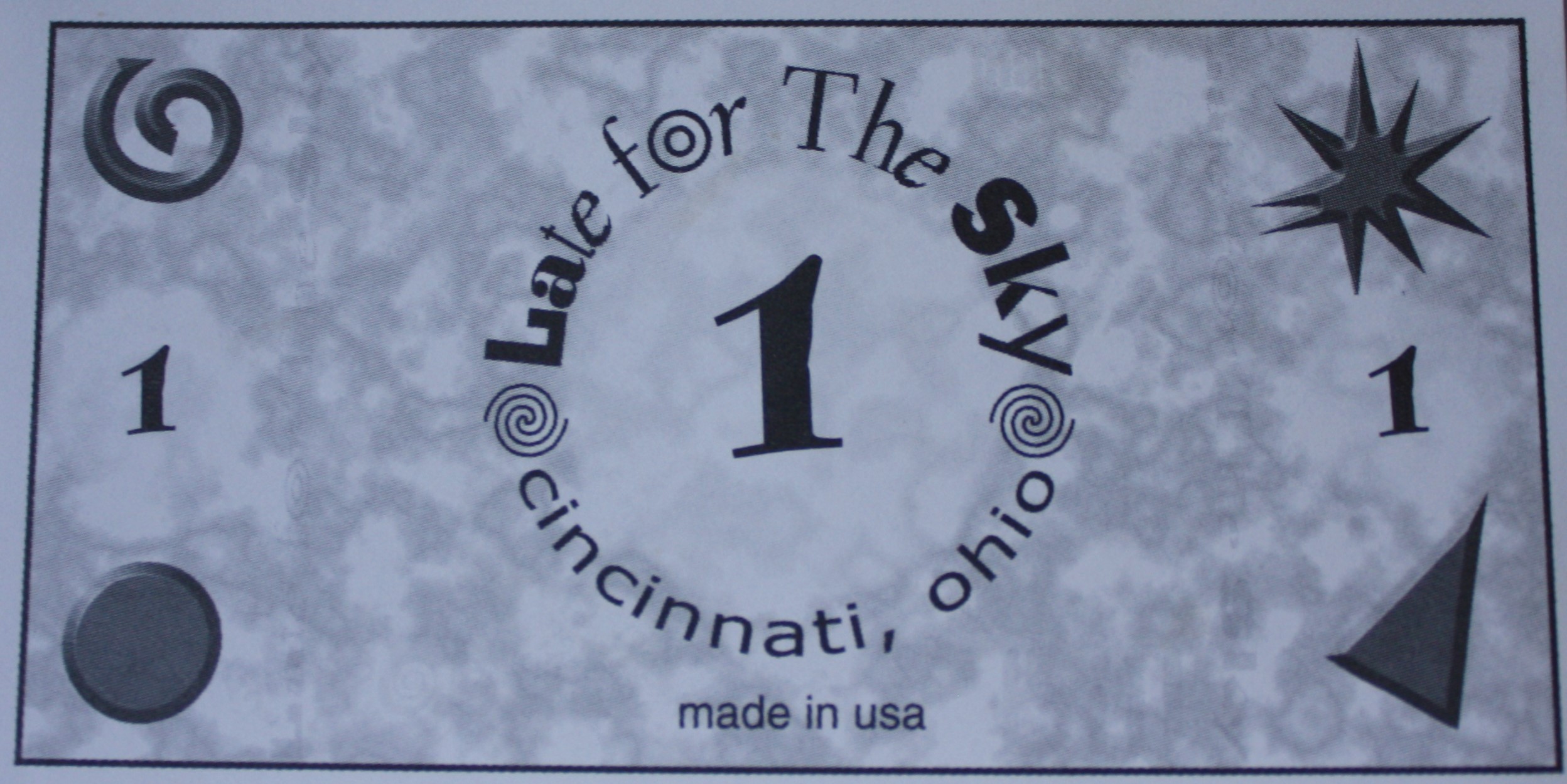 PARTS ONLY - Houston In-A-Box Board Game - Pack (10) $1 Specialty Money Only